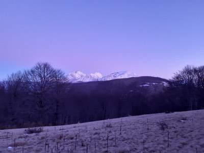 Campotosto in questo pazzo inverno