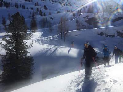 Freeride a La Thuile, in Valle D'Aosta