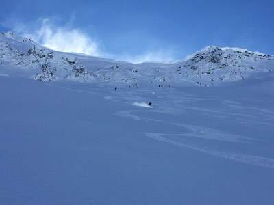 Freeride a La Thuile, in Valle D'Aosta