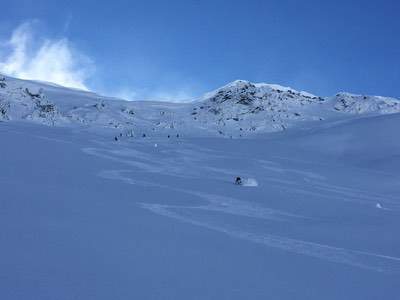 Freeride a La Thuile, in Valle D'Aosta