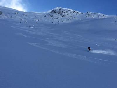 Freeride a La Thuile, in Valle D'Aosta