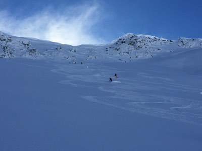 Freeride a La Thuile, in Valle D'Aosta