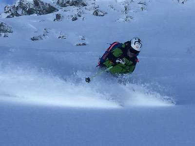 Freeride a La Thuile, in Valle D'Aosta