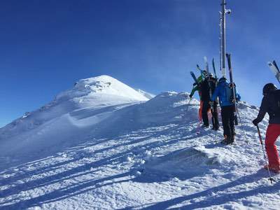 Freeride a La Thuile, in Valle D'Aosta