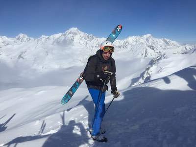 Freeride a La Thuile, in Valle D'Aosta