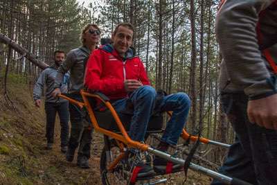 Con la Joelette la montagna è per tutti