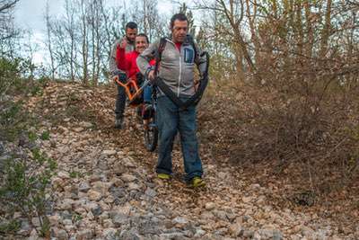 Con la Joelette la montagna è per tutti