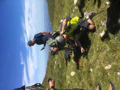 Salita al Monte Camicia sul massiccio del Gran Sasso