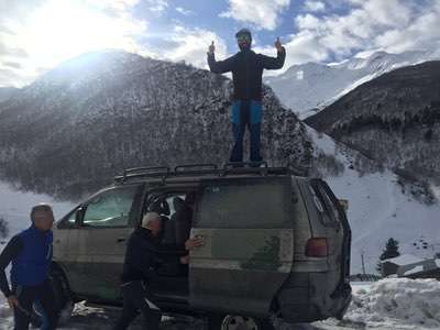 Sci Alpinismo in Georgia sul Caucaso