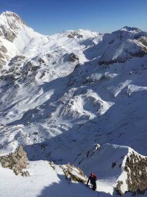 Via del Cengione a Pizzo Cefalone - Gran Sasso