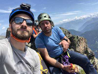 Preparazione alla salita del Cervino con Tomek