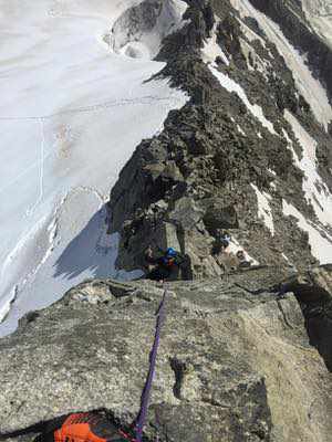 Preparazione alla salita del Cervino con Tomek