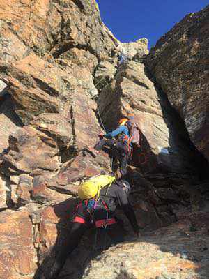 Preparazione alla salita del Cervino con Tomek