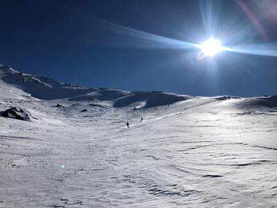 Skialp, Etna con il botto.