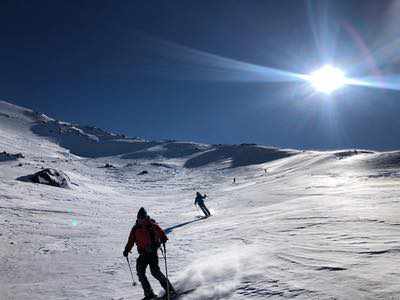 Skialp, Etna con il botto.