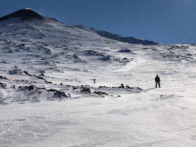 Skialp, Etna con il botto.