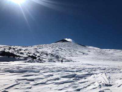 Skialp, Etna con il botto.