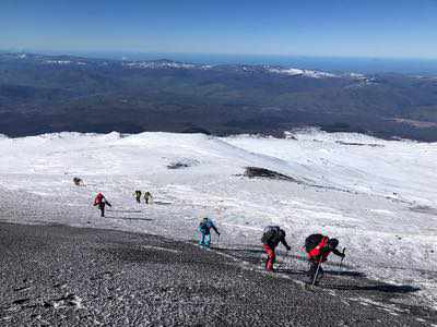 Skialp, Etna con il botto.