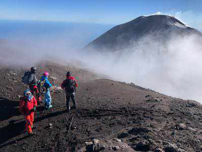 Skialp, Etna con il botto.