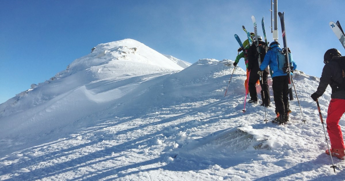 Alla ricerca della polvere in questo strano inverno senza neve. Obiettivo centrato!