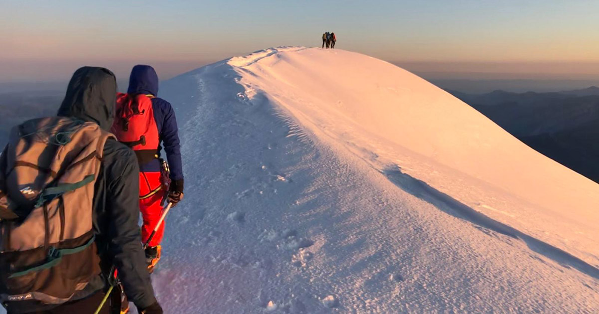 il racconto della mia prima salita come guida sul tetto d'Europa. Il Monte Bianco!