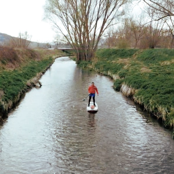 Con il SUP sul lago del salto nel Lazio